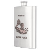 Aangepaste naam waterpolo flacon (Links)