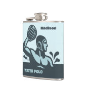 Aangepaste naam waterpolo heupfles (Links)