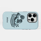 Aangepaste naam waterpolo iPhone hoesje (Achterkant horizontaal)