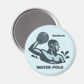 Aangepaste naam waterpolo magneet (Voorkant / Achterkant)