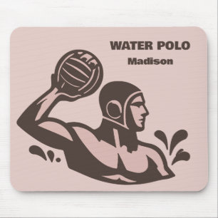 Aangepaste naam waterpolo muismat
