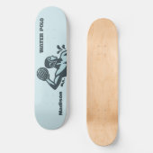 Aangepaste naam waterpolo persoonlijk skateboard (Voorkant)
