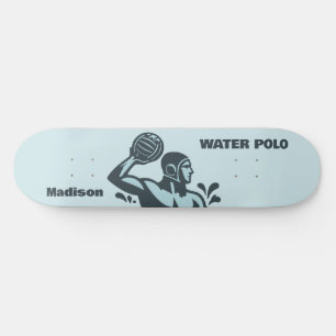 Aangepaste naam waterpolo persoonlijk skateboard