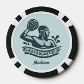 Aangepaste naam waterpolo poker chips (Achterkant)