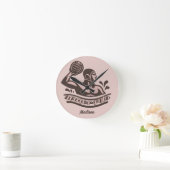 Aangepaste naam waterpolo ronde klok (Huis)