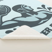 Aangepaste naam waterpolo sherpa deken (3/4)