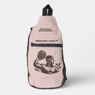 Aangepaste naam waterpolo sling bag