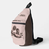 Aangepaste naam waterpolo sling bag (Rechterhoek)