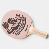 Aangepaste naam waterpolo tafeltennisbatje (Zijkant)