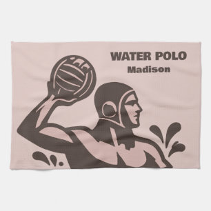 Aangepaste naam waterpolo theedoek