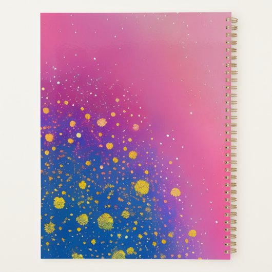 Aangepaste naam Waterverf Art Planner (Achterkant)