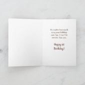 Aangepaste naam Waterverf bevestigen Tweede verjaa Kaart (Binnen)