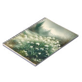 Aangepaste Naam  Waterverf Bloemen Sneeuwklokjes Notitieboek (Linkerzijde)