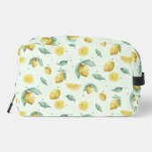Aangepaste naam waterverf citroenen toilettasje (Achterkant)