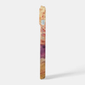 Aangepaste naam Waterverf Cosmic Galaxy & Moon iPhone 15 Case (Linkerkant)