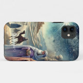 Aangepaste naam  Waterverf Drie wijze Mannen Case-Mate iPhone Case (Achterkant (horizontaal))