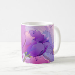 Aangepaste naam Waterverf Floral Cadeaus Koffiemok