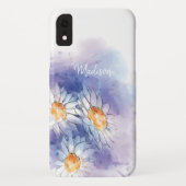 Aangepaste naam| Waterverf Floral Daisy Pattern Case-Mate iPhone Case (Achterkant)