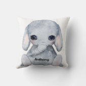 Aangepaste naam Waterverf moderne Kussen (Achterkant)