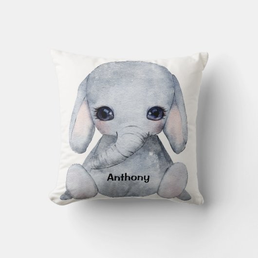 Aangepaste naam Waterverf moderne Kussen (Voorkant)