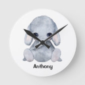 Aangepaste naam Waterverf moderne Ronde Klok (Voorkant)