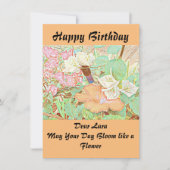 Aangepaste naam Waterverf Perzage Kaart (Voorkant)