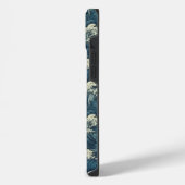 Aangepaste naam Waves Patroon iPhone Hoesje (Linkerkant)