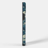 Aangepaste naam Waves Patroon iPhone Hoesje (Rechterkant)