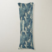 Aangepaste naam Waves Patroon Lichaamskussen (Voorkant Verticaal)