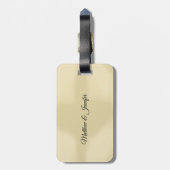 Aangepaste naam, weduwschap Jubileum zegeningen Bagagelabel (Achterkant verticaal)