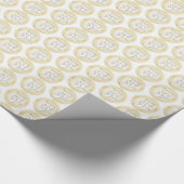 Aangepaste naam, weduwschap Jubileum zegeningen Cadeaupapier (Hoek)