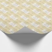 Aangepaste naam, weduwschap Jubileum zegeningen Cadeaupapier (Hoek)