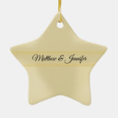 Aangepaste naam, weduwschap Jubileum zegeningen Keramisch Ornament (Achterkant)