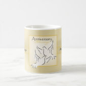 Aangepaste naam, weduwschap Jubileum zegeningen Koffiemok (Center)