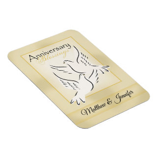 Aangepaste naam, weduwschap Jubileum zegeningen Magneet