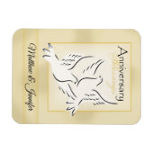 Aangepaste naam, weduwschap Jubileum zegeningen Magneet (Horizontaal)