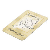 Aangepaste naam, weduwschap Jubileum zegeningen Magneet (Linkerzijde)