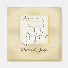 Aangepaste naam, weduwschap Jubileum zegeningen Magneet