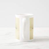 Aangepaste naam, weduwschap Jubileum zegeningen Porselein Kop (Achterkant)