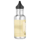 Aangepaste naam, weduwschap Jubileum zegeningen Waterfles (Links)