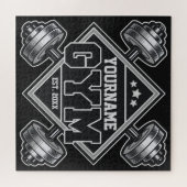 Aangepaste naam Weightlift Home Crossfit Gym Legpuzzel (Horizontaal)