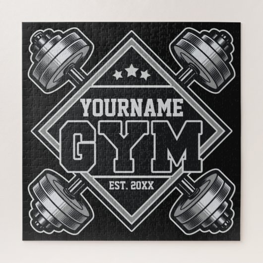 Aangepaste naam Weightlift Home Crossfit Gym Legpuzzel (Verticaal)