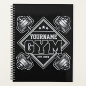 Aangepaste naam Weightlift Home Crossfit Gym Planner (Voorkant)