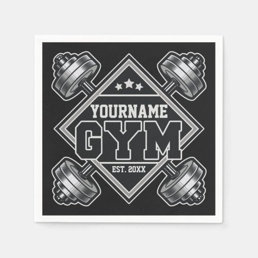 Aangepaste naam Weightlift Home Crossfit Gym Servet (Voorkant)