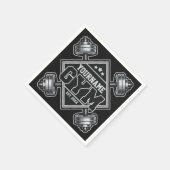 Aangepaste naam Weightlift Home Crossfit Gym Servet (Hoek)