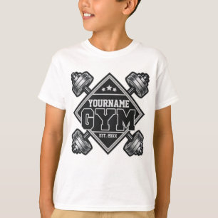 Aangepaste naam Weightlift Home Crossfit Gym T-shirt