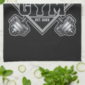 Aangepaste naam Weightlift Home Crossfit Gym Theedoek (Gevouwen)