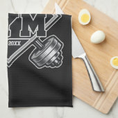 Aangepaste naam Weightlift Home Crossfit Gym Theedoek (Quarter Fold)