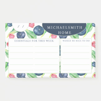 Aangepaste Naam Wekelijkse Takenlijst  Post-it® Notes