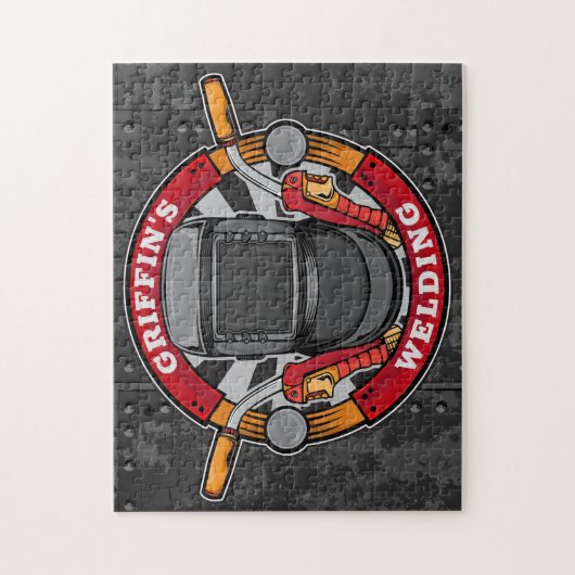 Aangepaste naam Welder Metal Fabricator Weldequate Legpuzzel (Verticaal)